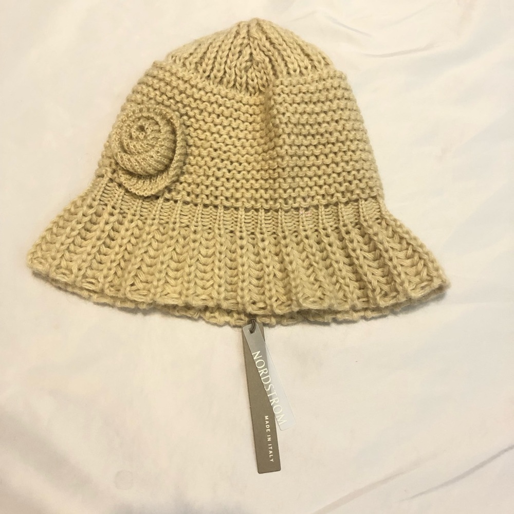 Mohair wool blend hat